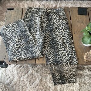 Leopard Print Jeans